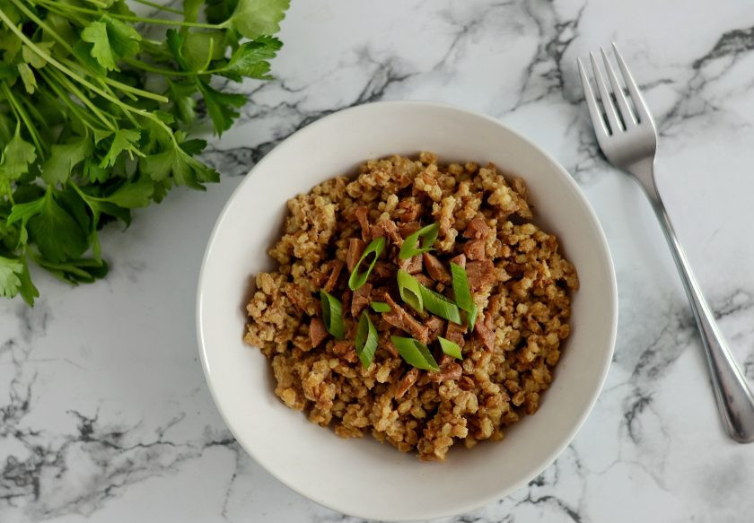 1. Этап. Каша из полбы: Каша с полбой готова, приятного аппетита!