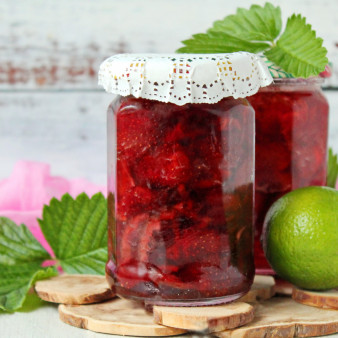 Варенье из клубники с лаймом