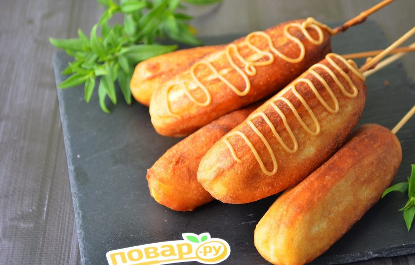 1. Этап. Корн-доги: 9. Приятного!