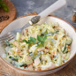 Салат с копченой курицей и огурцом