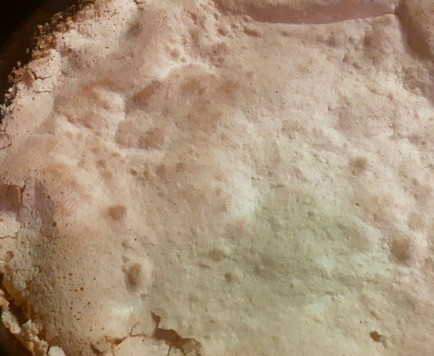 1. Этап. Бисквитный пирог с полентой: Выпекать при 180градусах 15 минут. Готовность проверить шпажкой