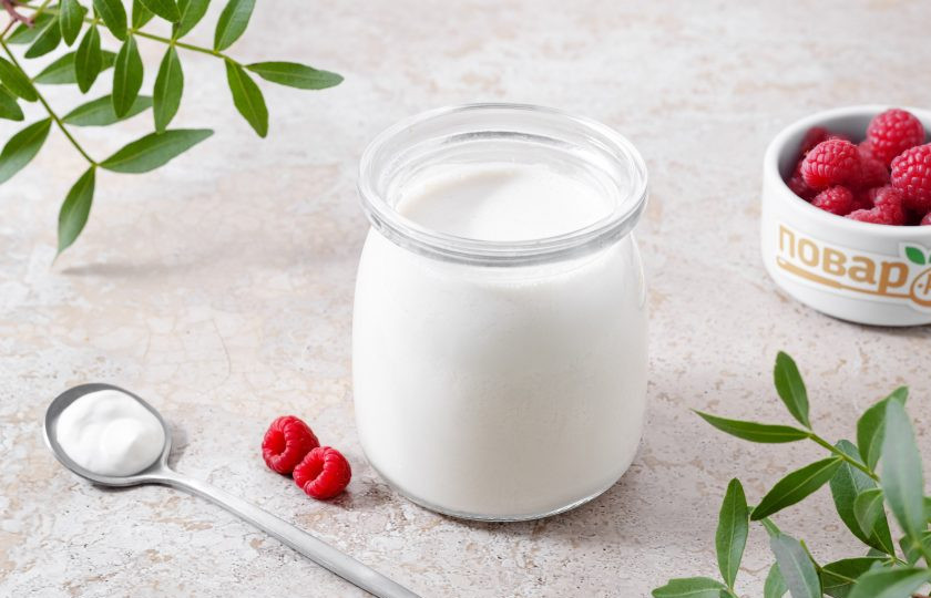 1. Этап. Йогурт на кокосовом молоке: Йогурт на кокосовом молоке готов, приятного вам аппетита!