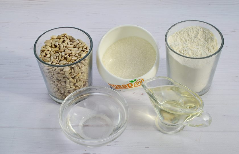 1. Этап. Халва: 1. Подготовьте необходимые ингредиенты.