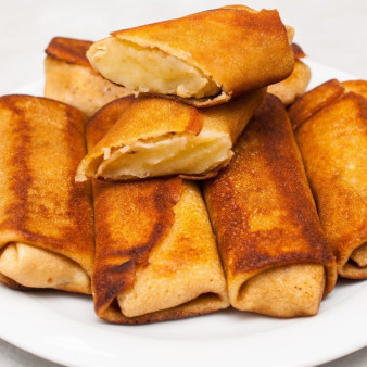 Блины с пюре