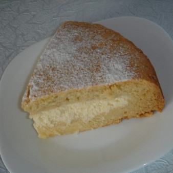 Простой творожный пирог