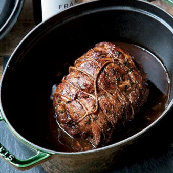 Braised Veal Shoulder with Spring Vegetables