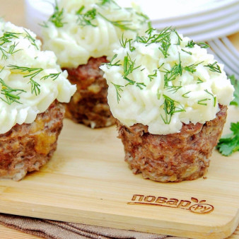 Мясные кексы