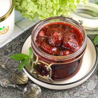 Кето-варенье из клубники на зиму