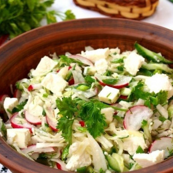 Салат к семге