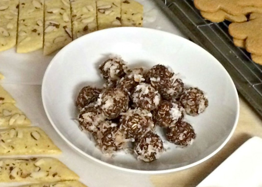 1. Этап. Шведские шоколадные шарики: Приятного аппетита!