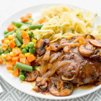 Salisbury Steak with Mushroom Gravy