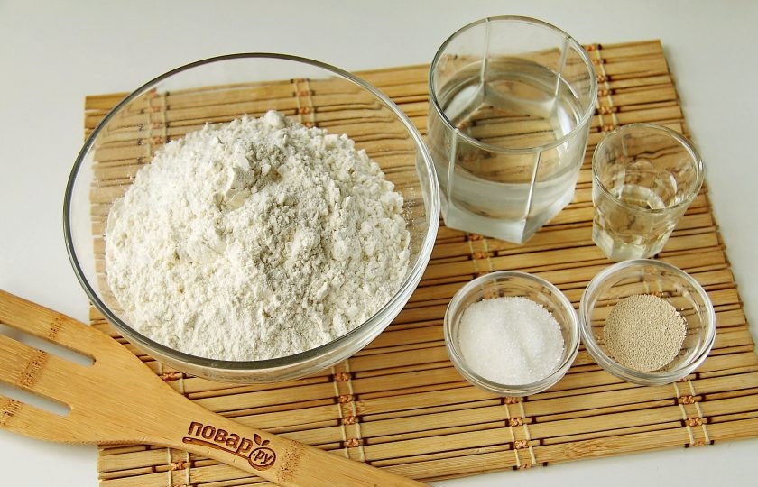 1. Этап. Маньтоу: Подготовьте все ингредиенты.