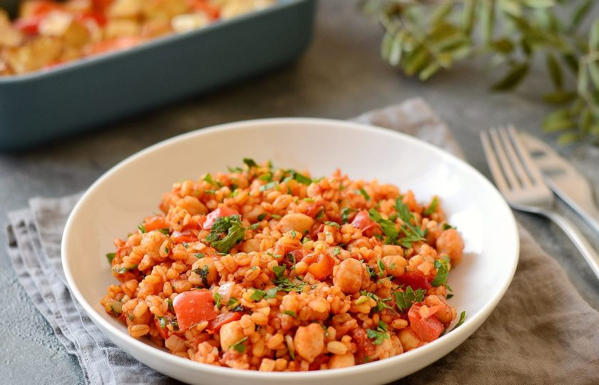 1. Этап. Пилав из булгура с нутом: Пилав из булгура с нутом готов, приятного вам аппетита!