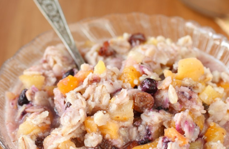 1. Этап. Каша на воде с сухофруктами: Приятного аппетита!