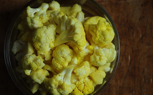 1. Этап. Маринованная цветная капуста: Затем наша маринованная цветная капуста готова. Можно подавать ее к столу или готовить дальше. Приятного аппетита!