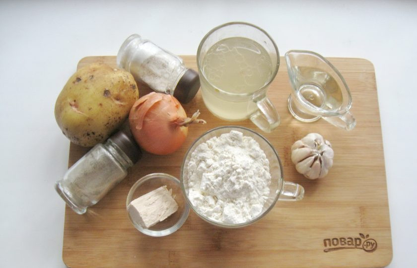 1. Этап. Суп Пашкет: Подготовьте ингредиенты для приготовления супа.