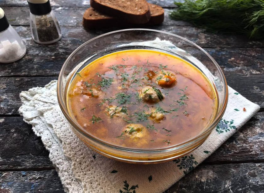 1. Этап. Гречневый суп без картошки: Гречневый суп без картофеля готов. Приятного аппетита!