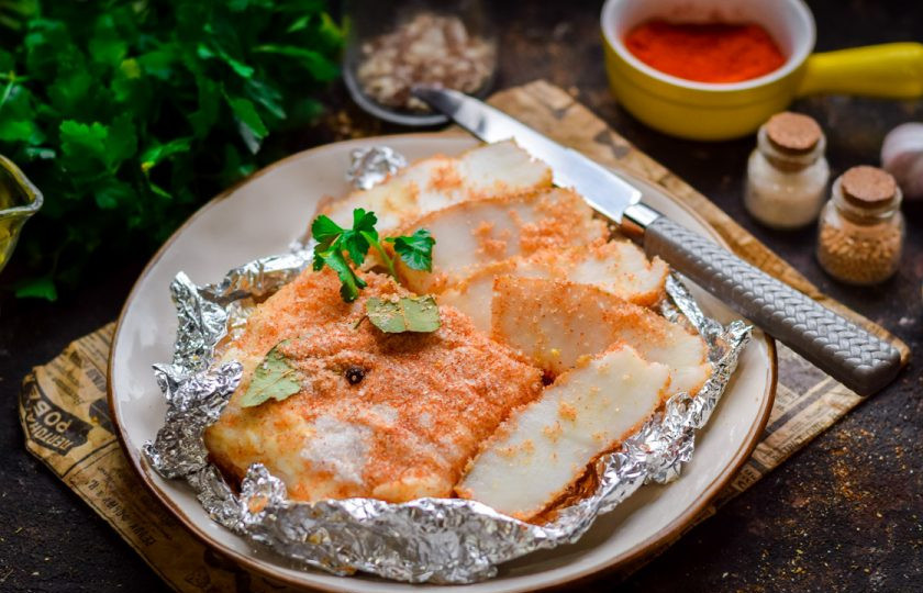 1. Этап. Сало соленое в фольге: Приятного аппетита!