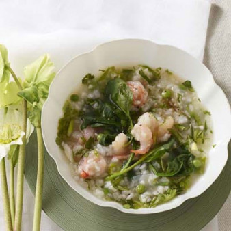Shrimp, Pea, and Rice Stew