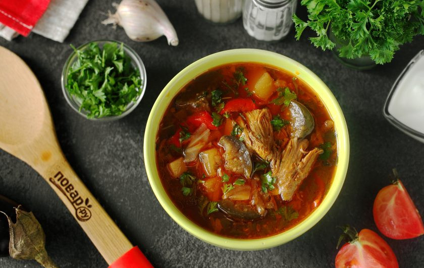 1. Этап. Кавказский борщ: Приятного аппетита!