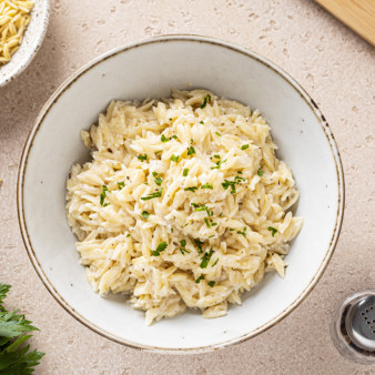 Паста Орзо в сливочном соусе