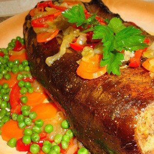 Сом в духовке