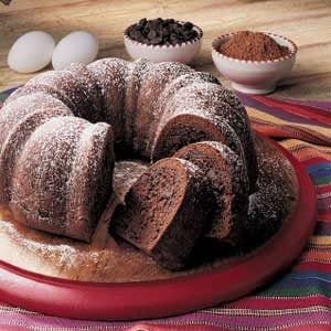 Chocolate Tube Pan Cake