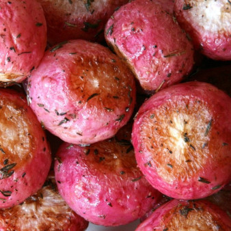 Запеченный редис