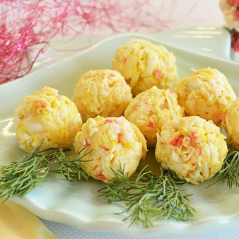 Шарики крабовые с сыром