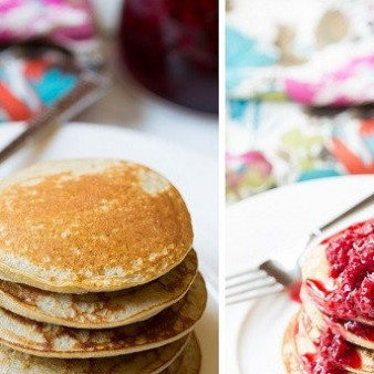 Банановые оладьи на кокосовой муке