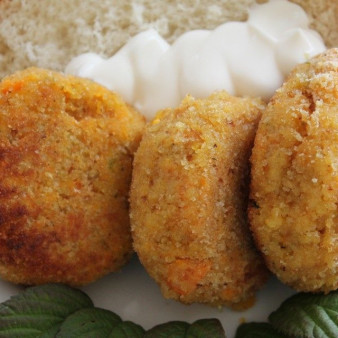 Морковные котлеты из вареной моркови