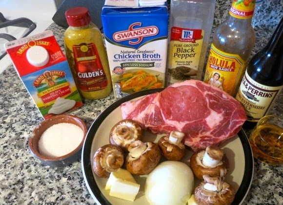 1. Этап. Американские стейки: Подготовьте все ингредиенты, которые вам понадобятся для готовки.