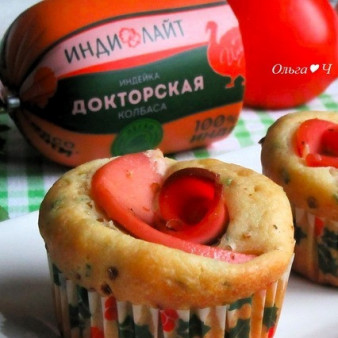 Закусочные кексы Розовые лепестки