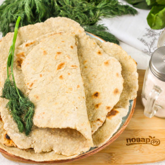 Домашний лаваш из цельнозерновой муки