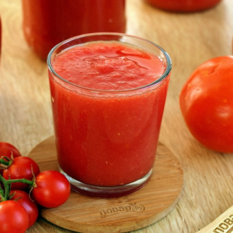 Томатный сок на зиму домашний