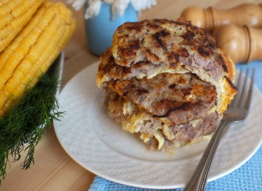 1. Этап. Лепешки из фарша: 8. Приятного аппетита!