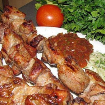 Шашлык с кефиром