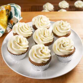 Coffee Cupcakes with Condensed Milk Frosting