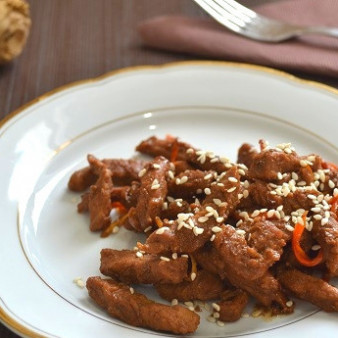 Говядина с имбирем