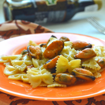 Мидии в соевом соусе