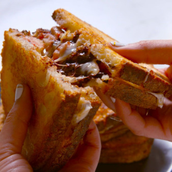 Chocolate Brie Grilled Cheese