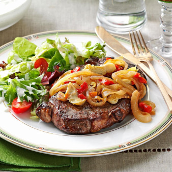 Artichoke Beef Steaks