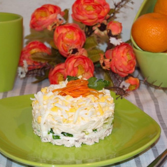 Салат Мужские слезы с курицей