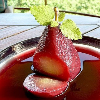 Десерт из яблок и груш