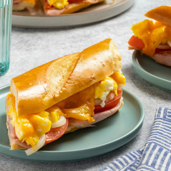 Ham, Egg and Cheese Sandwich