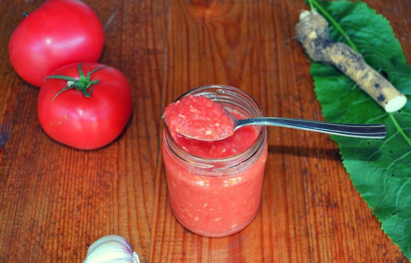 1. Этап. Горлодер с хреном: Вот и все, через 5-10 минут горлодер с хреном готов.