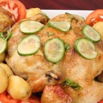 Курица с овощами в мультиварке