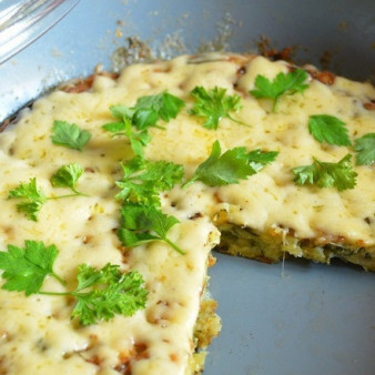 Картофельный пирог на сковороде