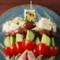 Greek Salad Skewers