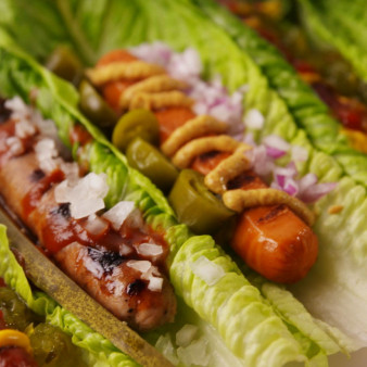 No-Bun Hot Dogs